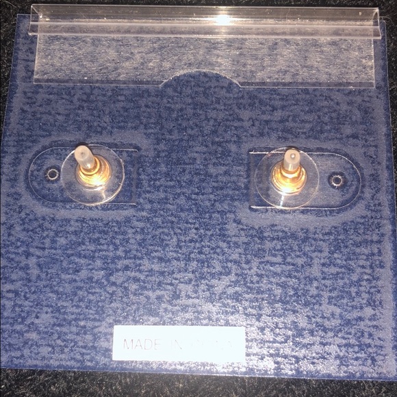 C&C Peppermint Swirl Crystal Candy Stud Earrings - Picture 9 of 9